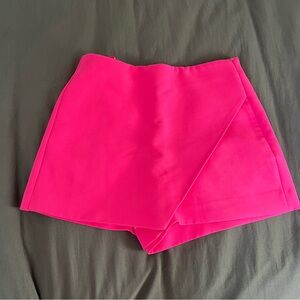 Pink Zara skort size xs